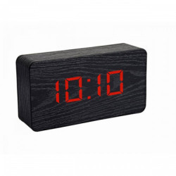 Digital wooden clock